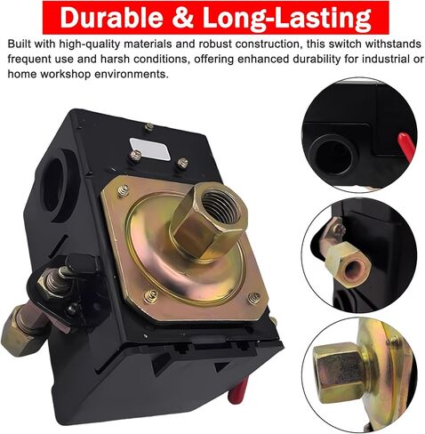 Air Compressor Pressure Switch Single Port,Pressure Switch for Air Compressor 95-125 psi in Saudi Arabia