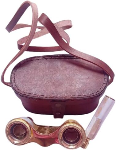 Opera Brass Binoculars Mother of Pearl la Dauphin Paris Opera Glasses with Box Confirmation Thanksgiving Gifted Item | Best Family Woman Gift | Opera Glasses for Womens in Saudi Arabia