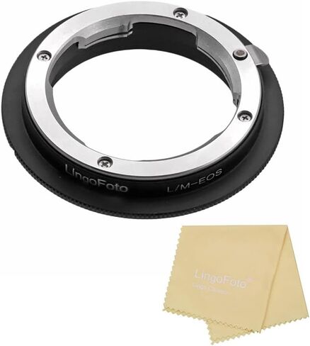LM-EOS Lens Adapter Ring for Leica M LM L/M Mount Lens for Canon EOS EF Mount Camera Metal Dual Purpose Adapter Ring Manual Focus in Saudi Arabia