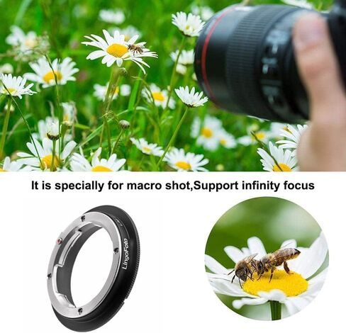 LM-EOS Lens Adapter Ring for Leica M LM L/M Mount Lens for Canon EOS EF Mount Camera Metal Dual Purpose Adapter Ring Manual Focus in Saudi Arabia