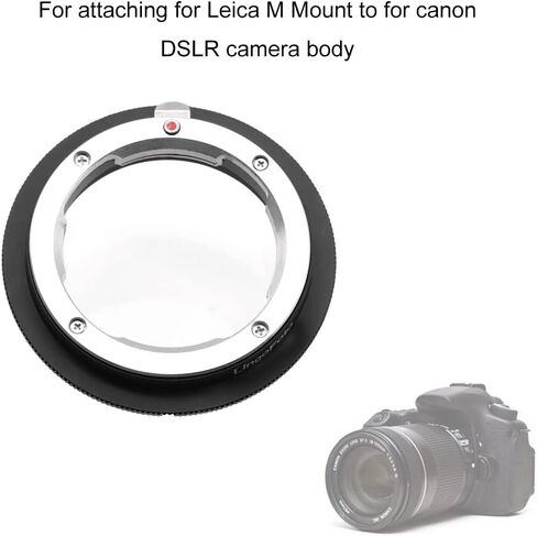 LM-EOS Lens Adapter Ring for Leica M LM L/M Mount Lens for Canon EOS EF Mount Camera Metal Dual Purpose Adapter Ring Manual Focus in Saudi Arabia