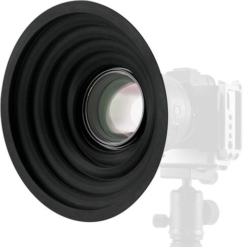 Haida 50mm إلى 70mm عريض عريض عريض العدسة غطاء محرك السيارة يناسب عدسات مع 49 مم 52 مم 58 مم 55 مم 58 مم 62 مم 67 مم حلقة طي مطاطية شاملة مضادة للانعكاس HD4570 in Saudi Arabia