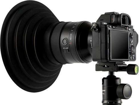 Haida 50mm إلى 70mm عريض عريض عريض العدسة غطاء محرك السيارة يناسب عدسات مع 49 مم 52 مم 58 مم 55 مم 58 مم 62 مم 67 مم حلقة طي مطاطية شاملة مضادة للانعكاس HD4570 in Saudi Arabia