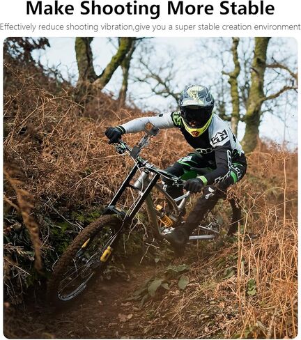 Motorcycle Mount Bike Handlebar Clamp with Magnetic Quick Release for DJI Osmo 360 Action 5 Pro 4 3 Accessories, Super Clamp Jaw Flex Tube Seat Rail Tail Pipe Holder Attachment in Kuwait