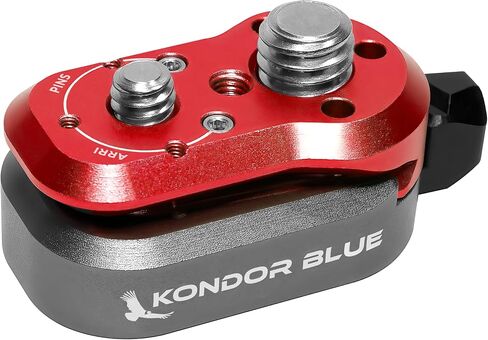 KONDOR BLUE | Mini Lock Quick Release Plates for Camera Monitors, Arms, Accessories, Microphones, Key Lights | Quickly and Securely Attach and Detach Accessories on Your Cinema Rig | Black in Saudi Arabia