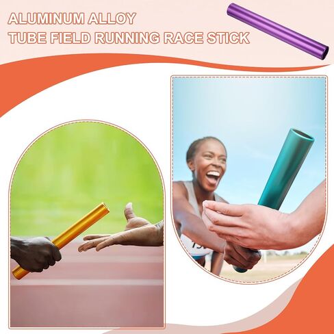 PATIKIL Junior Relay Track Batons, Plastic Race Field Running Stick for Outdoor Athletics Sport Game Tool in Saudi Arabia