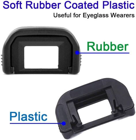EB Eyepiece Eyecup Eye Cup for Canon EOS 90D/80D/70D/60D/50D/40D/20D/5D Mark II/5D Mark I/6D Mark II/6D Mark I (2-Pack), ULBTER viewfinder Eyecup in Saudi Arabia