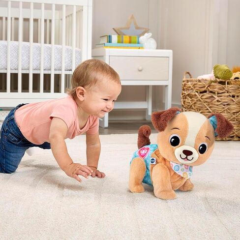 يستكشف Vtech Baby وانتقل مع لعبة Puppy Plush Walking in Kuwait