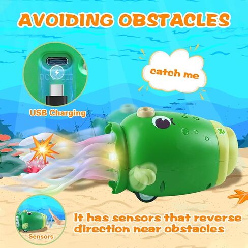 GEVINST Dancing Octopus Baby Toy, Toddler Crawling Tummy Time Toys with Light and Music, Electric Magic Dancing Squid Toy for Kids 12-18+ Months, Funny 1st Boys Girls Birthday Gifts, Yellow in Saudi Arabia