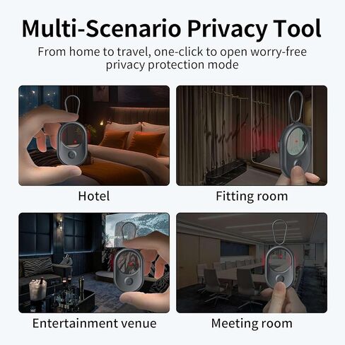 Hotel Travel Hidden Camera Detector - Anti Spy Camera Finder, Lightweight and Compact, Long Range Detection, Infrared Dual Mode Detection, Office Home Conference Room, 30 Days Extra Long Battery Life in Kuwait