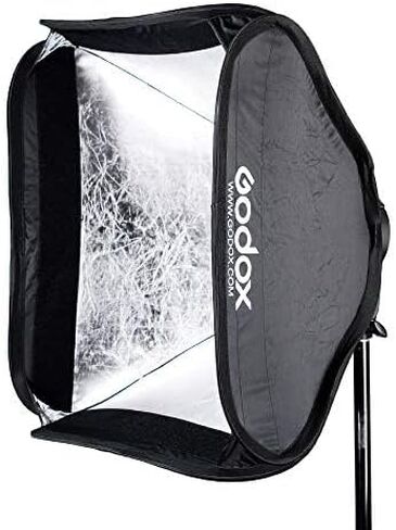 قوس Godox S2 Speedlite 32 "× 32" 80cmx80cm مجموعة شبكة Softbox ، Godox Softbox Bowens Mount for Godox V100 ، V1Pro ، AD200Pro II ، AD200 ، AD400PRO ، V860II Series ، TT350 Series in Kuwait
