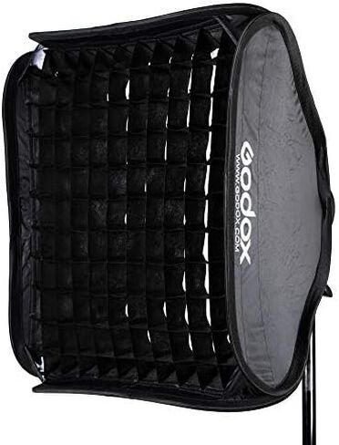 قوس Godox S2 Speedlite 32 "× 32" 80cmx80cm مجموعة شبكة Softbox ، Godox Softbox Bowens Mount for Godox V100 ، V1Pro ، AD200Pro II ، AD200 ، AD400PRO ، V860II Series ، TT350 Series in Kuwait