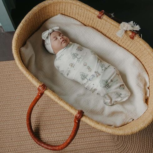 Copper Pearl Large Premium Knit Baby Swaddle Receiving Blanket Hunny in Saudi Arabia