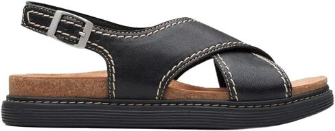 Clarks Women's Arwell Sling Flat Sandal in Saudi Arabia