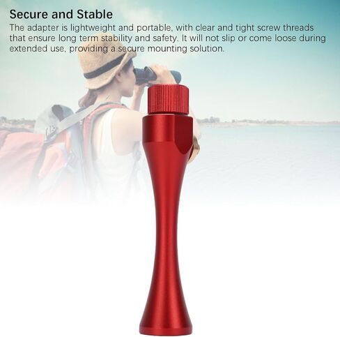 Yunseity Binocular Tripod Adapter, Mount Lightweight Compatible with Phone Adapter Stand, Aerospace Aluminum Alloy Binocular Mount in Saudi Arabia