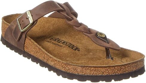 Birkenstock Women's Gizeh Braid Habana Leather 42 R in Kuwait
