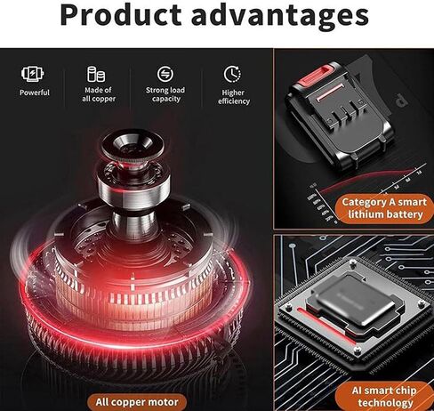 Cordless Electric Bone Saw, Electric Reciprocating Bone Saw with LED Light, 4 Saw Blade, 3000RPM Handheld Butcher Bone Saw, 1.5AH Rechargeable Cutting Machine for Wood/Metal/PVC Cuting in Saudi Arabia