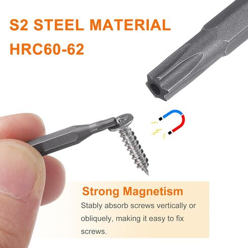 Harfington 5pcs T6H Torx screwdriver بت 5/32 in Saudi Arabia