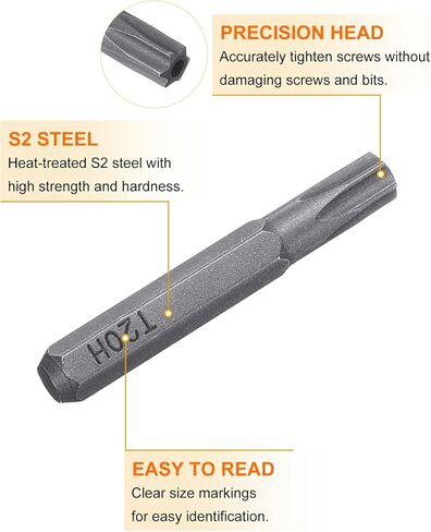 Harfington 5pcs T6H Torx screwdriver بت 5/32 in Saudi Arabia
