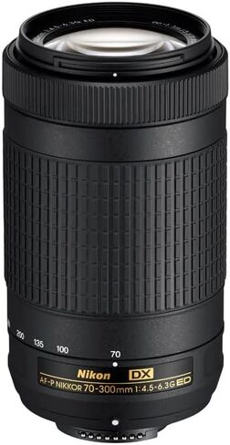 Nikon AF-P DX NIKKOR 70-300mm f/4.5-6.3G ED Lens for Nikon DSLR Cameras in Saudi Arabia