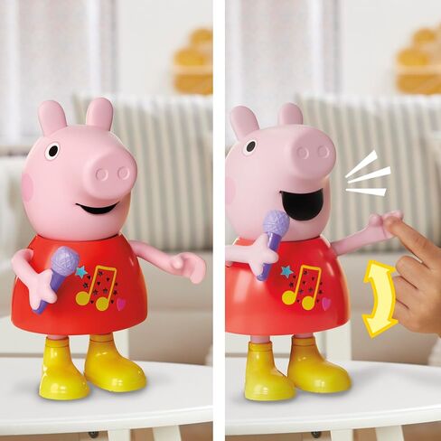 PEPPA PIG Talk & Sing Peppa Doll, Musical Toy with 50+ Sounds, Phrases, and Songs, Preschool Toys for 3 Year Old Girls and Boys and Up in Saudi Arabia