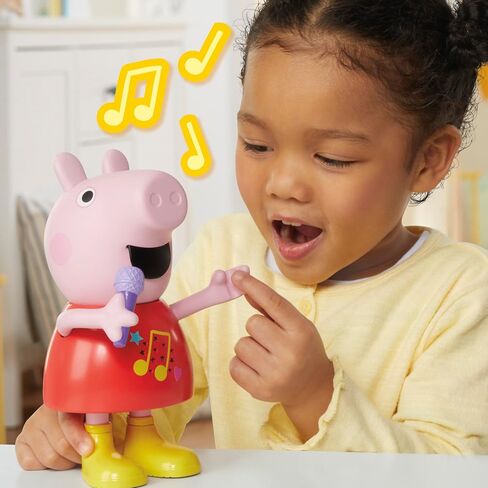 PEPPA PIG Talk & Sing Peppa Doll, Musical Toy with 50+ Sounds, Phrases, and Songs, Preschool Toys for 3 Year Old Girls and Boys and Up in Saudi Arabia