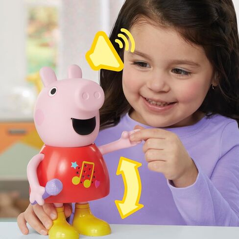 PEPPA PIG Talk & Sing Peppa Doll, Musical Toy with 50+ Sounds, Phrases, and Songs, Preschool Toys for 3 Year Old Girls and Boys and Up in Saudi Arabia