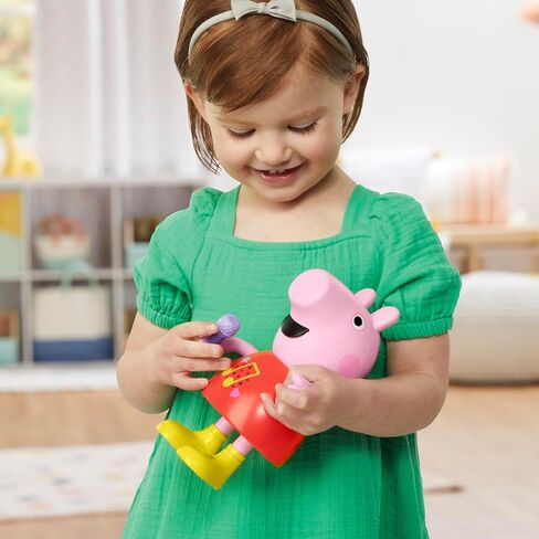 PEPPA PIG Talk & Sing Peppa Doll, Musical Toy with 50+ Sounds, Phrases, and Songs, Preschool Toys for 3 Year Old Girls and Boys and Up in Saudi Arabia