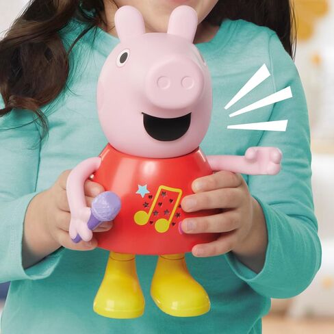 PEPPA PIG Talk & Sing Peppa Doll, Musical Toy with 50+ Sounds, Phrases, and Songs, Preschool Toys for 3 Year Old Girls and Boys and Up in Saudi Arabia