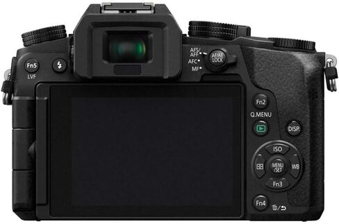 Panasonic LUMIX G7 Mirrorless Camera with 14-42mm f/3.5-5.6 Lens (Black) Bundle with Ultracompact Camera-Mountable Shotgun Microphone (2 Items) in Saudi Arabia