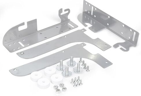 5WB-DMKIT Metal Door Shelf Mount Silver Kit لـ 5WB1 5WB2 5CW2 منظم سلسلة سلة RV سحب سلال الأسلاك الخزانة منظمي أدوات الطهي المطبخ in Saudi Arabia