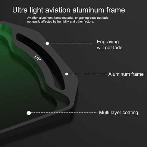 O4 Air Unit Pro FPV Camera Filter ، واقي عدسة زجاجية بصرية مع طلاء متعدد الطبقة للتصوير في الهواء الطلق in Saudi Arabia