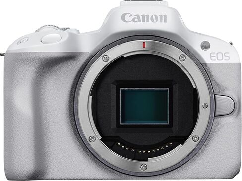 Canon EOS R50 Mirrorless Vlogging Camera (Body Only/White) (Renewed) in Saudi Arabia