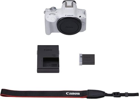 Canon EOS R50 Mirrorless Vlogging Camera (Body Only/White) (Renewed) in Saudi Arabia