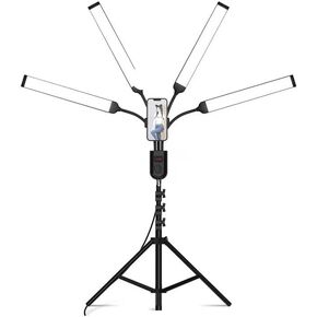 Four Arm Live Broadcast Light Mobile Broadcast Broadcast Brockcast Bracket Bracket Light Beauty Light in Kuwait