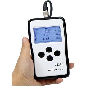 ROROLL Light Meter, Uv Tester Ultraviolet Light Meter Radiometer Uva Uvb Light Sources LS125 Multi-Probe High Precision Simple Operation(LS125 with UVA-X0) in Saudi Arabia