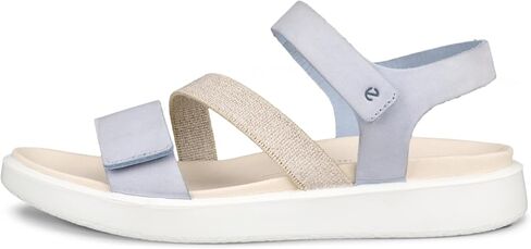 Ecco Women's Flowt 2 Band Sandal ، Dusty Blue Nubuck ، 12-12.5 in Kuwait