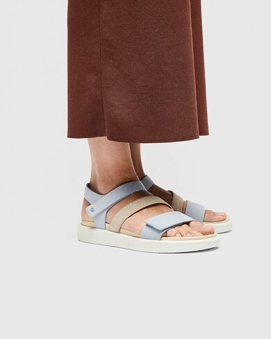 Ecco Women's Flowt 2 Band Sandal ، Dusty Blue Nubuck ، 12-12.5 in Kuwait