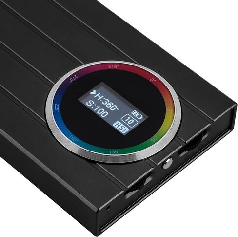 Flashpoint M1 RGB Creative Light (AKA Godox M1) 13W 2500K-8500K قابل للتعديل ، 0-100 ٪ تعتيم بدون خطوة ، CRI97 TLCT 97 RGB 0-360 اللون الكامل ، 15 نوعًا من التأثيرات الخفيفة ، شاشة OLED ، in Saudi Arabia