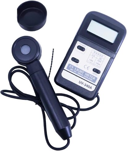ROROLL Light Meter, UV-340A 0-1999uW/cm2,2000-19990uW/cm2, 290-390nm(UVA,UVB), UV Light Meter in Saudi Arabia