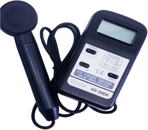 ROROLL Light Meter, UV-340A 0-1999uW/cm2,2000-19990uW/cm2, 290-390nm(UVA,UVB), UV Light Meter in Saudi Arabia