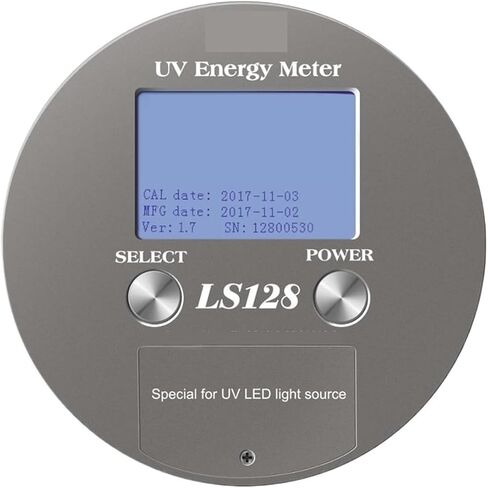 Roroll Light Meter ، LS128 UV Energy Meter UV Puck Puck Integrator مع طاقة منحنى درجة حرارة الطاقة لمدة 340 نانومتر إلى 420 نانومتر UV LED in Saudi Arabia
