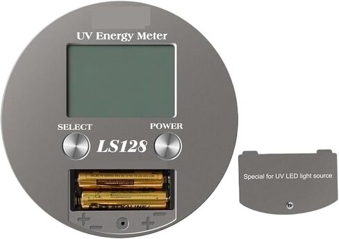 Roroll Light Meter ، LS128 UV Energy Meter UV Puck Puck Integrator مع طاقة منحنى درجة حرارة الطاقة لمدة 340 نانومتر إلى 420 نانومتر UV LED in Saudi Arabia