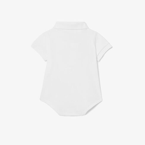 Lacoste للجنسين Baby Classic Pique Podysuit in Saudi Arabia