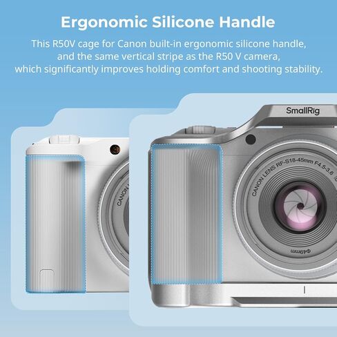 SmallRig R50 V Camera Cage for Canon R50V+USB-C Cable Clamp for Canon R50 V in Saudi Arabia