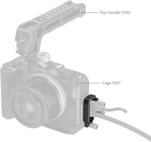 SmallRig R50 V Camera Cage for Canon R50V+USB-C Cable Clamp for Canon R50 V in Saudi Arabia