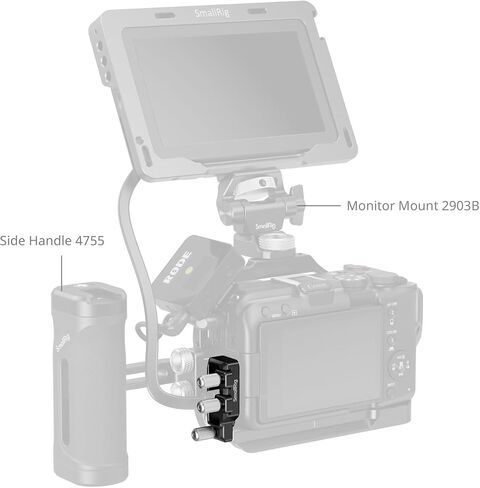 SmallRig R50 V Camera Cage for Canon R50V+USB-C Cable Clamp for Canon R50 V in Saudi Arabia