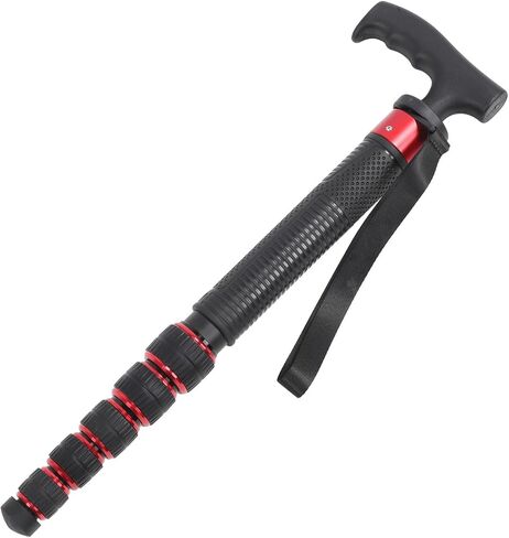 monopod الكاميرا ، 6 قسم تلسكوبي ألومنيوم أحادي السفر مونوبود خفيف الوزن مع عصا المشي 39.7 رطل لمثبت الهاتف DSLR المثبت in Kuwait