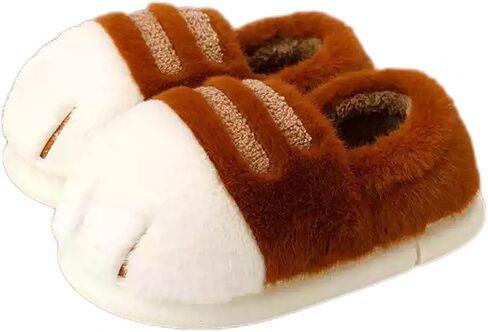 Cat Paw Slippers for Women, Cute Funny 3D Cat Paw Cartoon Slipper Warm Fluffy Furry Winter House Shoes in Saudi Arabia