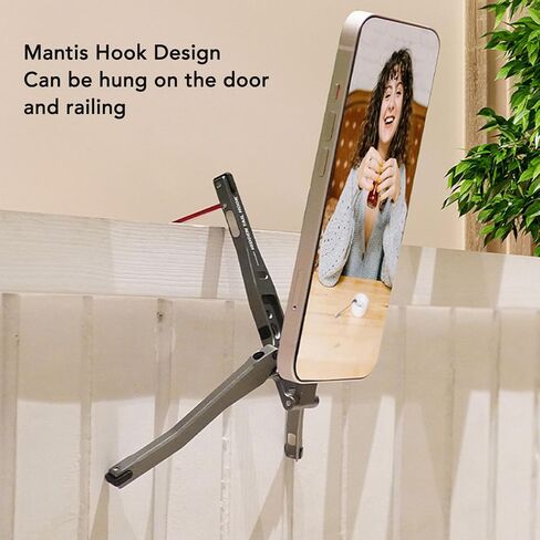 Fosa Magnetic Phone Stand Tripod ، سبيكة الألومنيوم قابلة للطي للهاتف 12/13/14/15 مع خطاف أقدام غير قسيمة لتسجيل الفيديو الخاص in Saudi Arabia
